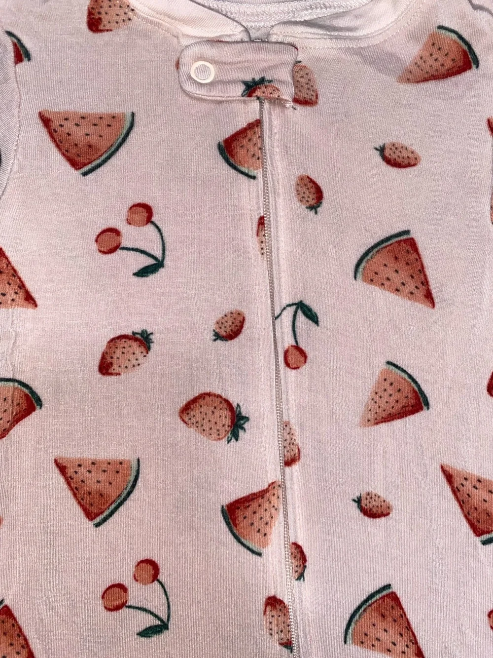 Carter’s Purely Soft Watermelon & Cherry Footless One-Piece Pajama 18 Months